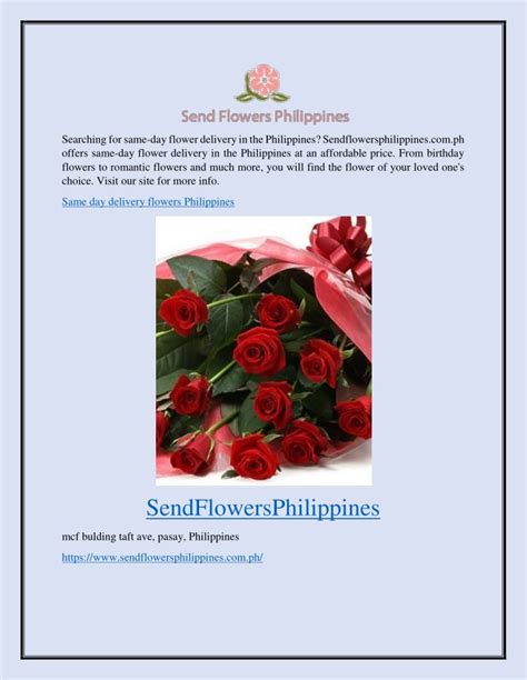 same day delivery flowers philippines|Send Flowers to Philippines .